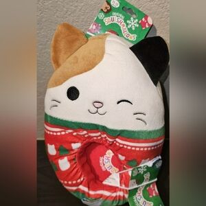 Squishmallows Slippers CATS HOLIDAY Children 2-3 Christmas NEW